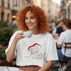 No Shit Shirts - Oversize Shirt (Frontprint Large): Cooking is a skill, not a gender. - Gender Roles - basic