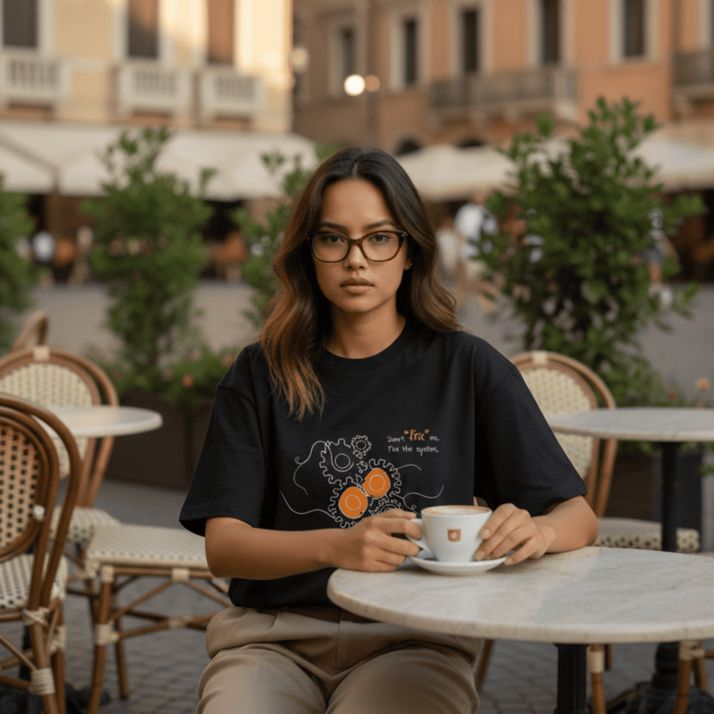 No Shit Shirts - Oversize Shirt (Frontprint Large): Don’t “fix” me. Fix the system. - Oversize Shirts - basic