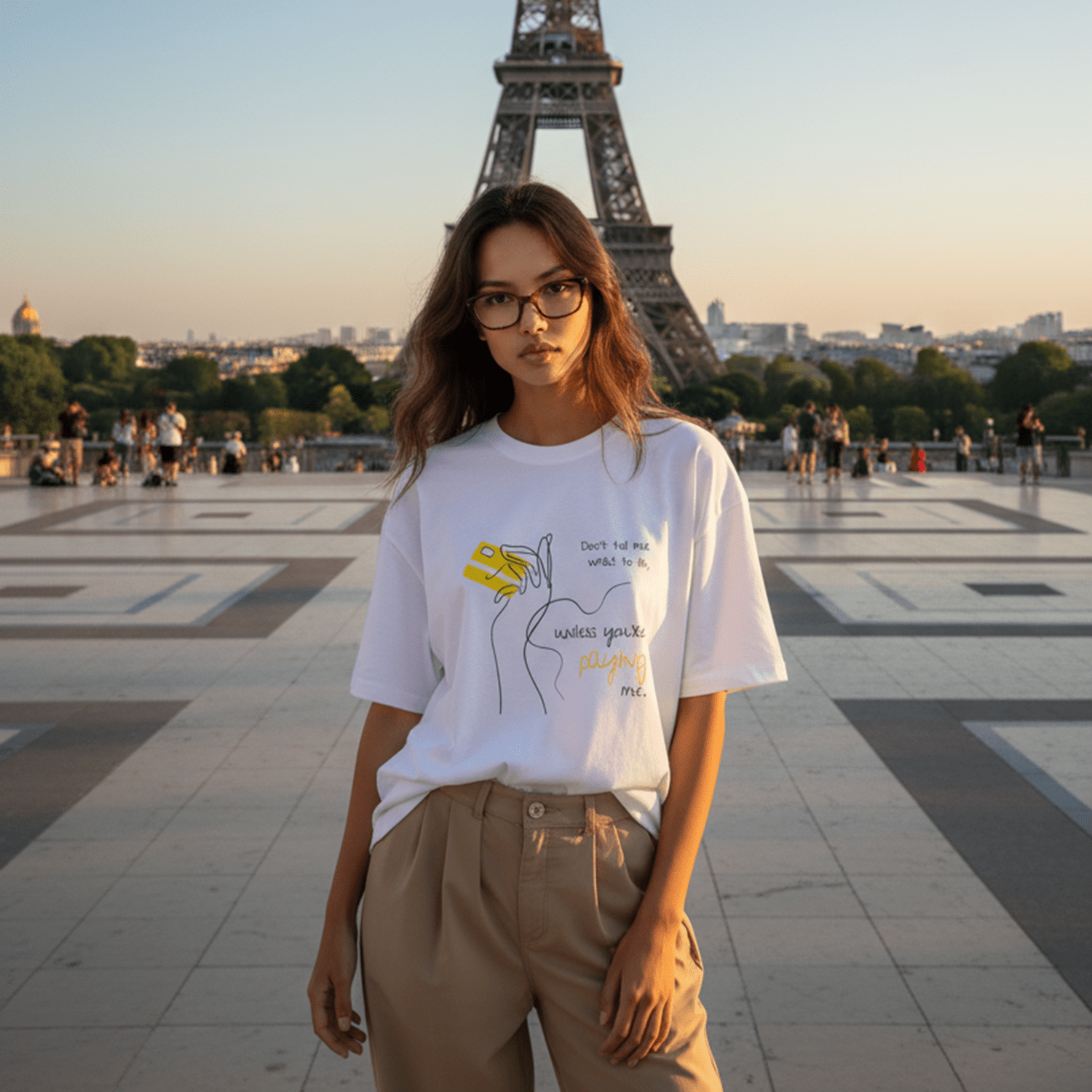 No Shit Shirts - Oversize Shirt (Frontprint Large): Don’t tell me what to do, unless you’re paying me - Mansplaining - basic