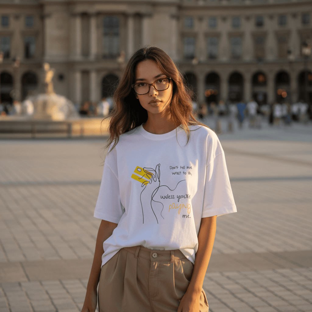 No Shit Shirts - Oversize Shirt (Frontprint Large): Don’t tell me what to do, unless you’re paying me - Mansplaining - basic