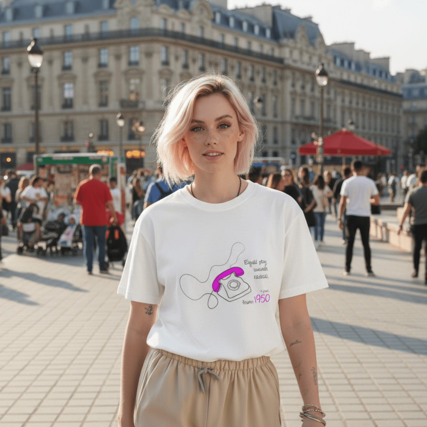 No Shit Shirts - Oversize Shirt (Frontprint Large): Equal pay sounds radical… if you’re from 1950. - Equal Pay - basic