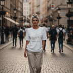 No Shit Shirts - Oversize Shirt (Frontprint Large): Every chest deserves respect. Regardless of inventory. - Body & Autonomy & Sexism - basic