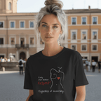 No Shit Shirts - Oversize Shirt (Frontprint Large): Every chest deserves respect. Regardless of inventory. - Body & Autonomy & Sexism - basic