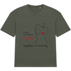 No Shit Shirts - Oversize Shirt (Frontprint Large): Every chest deserves respect. Regardless of inventory. - Body & Autonomy & Sexism - basic