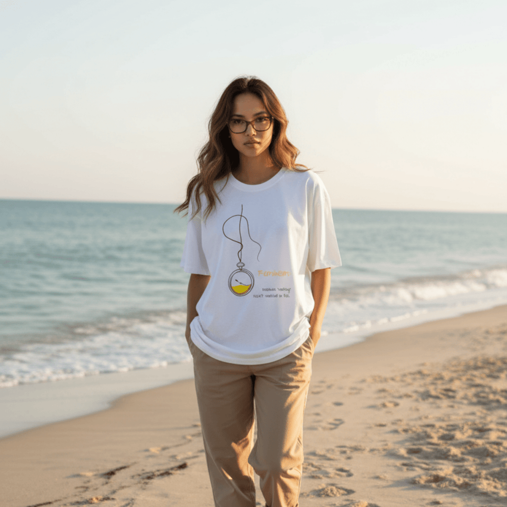 No Shit Shirts - Oversize Shirt (Frontprint Large): Feminism: because “waiting” hasn’t worked so far - Oversize Shirts - basic