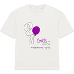 No Shit Shirts - Oversize Shirt (Frontprint Large): Girls just wanna have fun(damental rights) - Oversize Shirts - basic