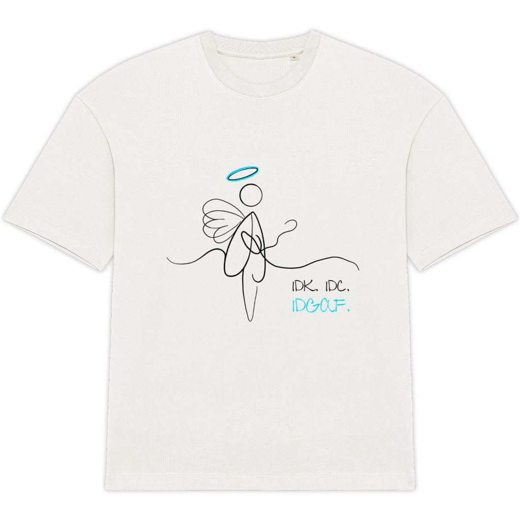 No Shit Shirts - Oversize Shirt (Frontprint Large): IDK. IDC. IDGAF. - Oversize Shirts - basic