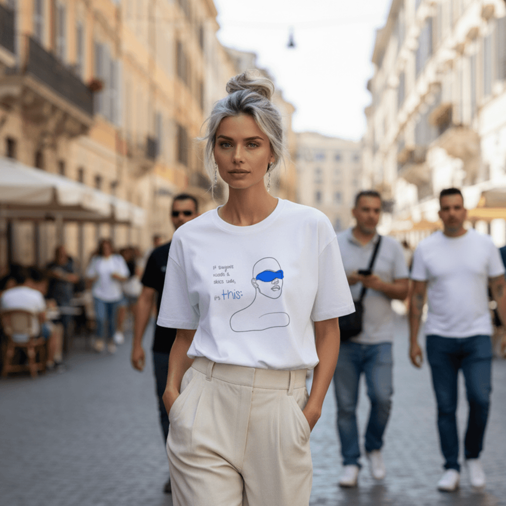 No Shit Shirts - Oversize Shirt (Frontprint Large): If anyone needs a dress code, it’s this: - Mansplaining - basic