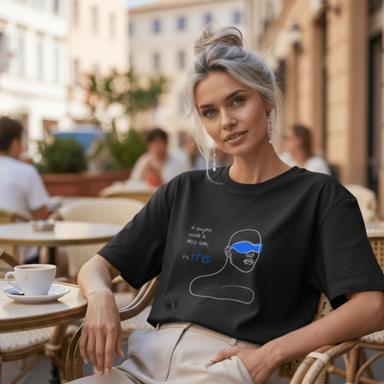 No Shit Shirts - Oversize Shirt (Frontprint Large): If anyone needs a dress code, it’s this: - Mansplaining - basic