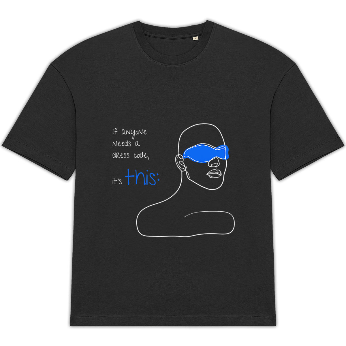 No Shit Shirts - Oversize Shirt (Frontprint Large): If anyone needs a dress code, it’s this: - Mansplaining - basic