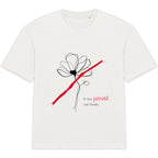 No Shit Shirts - Oversize Shirt (Frontprint Large): I’ll take power over flowers - Oversize Shirts - basic
