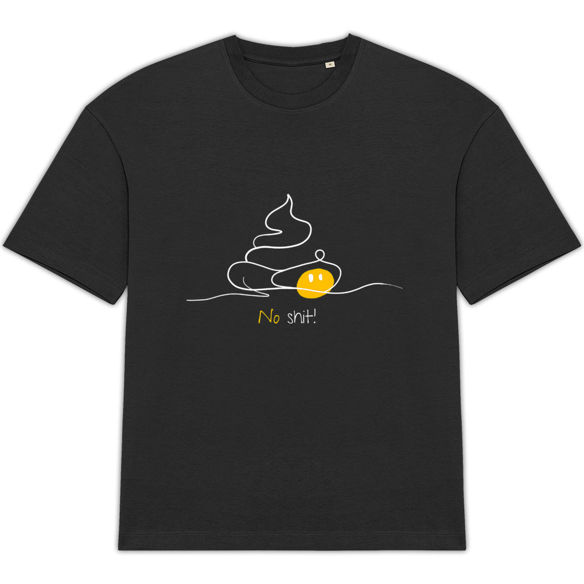 No Shit Shirts - Oversize Shirt (Frontprint Large): No Shit! - Oversize Shirts - basic