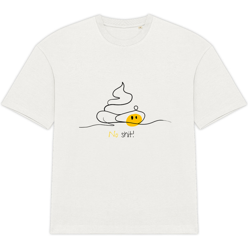 No Shit Shirts - Oversize Shirt (Frontprint Large): No Shit! - Oversize Shirts - basic
