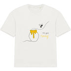 No Shit Shirts - Oversize Shirt (Frontprint Large): Not your honey - Body & Autonomy & Sexism - basic