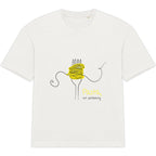 No Shit Shirts - Oversize Shirt (Frontprint Large): Pasta, not patriarchy - Oversize Shirts - basic