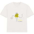 No Shit Shirts - Oversize Shirt (Frontprint Large): Pasta, not patriarchy - Oversize Shirts - basic