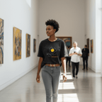 No Shit Shirts - Oversize Shirt (Frontprint Large): Scrambled eggs need skill, not chromosomes. - Gender Roles - basic