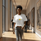 No Shit Shirts - Oversize Shirt (Frontprint Large): Scrambled eggs need skill, not chromosomes. - Gender Roles - basic