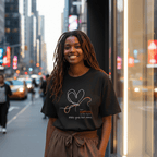 No Shit Shirts - Oversize Shirt (Frontprint Large): Support women, even when they don’t share your last name. - Oversize Shirts - basic