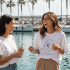 No Shit Shirts - Oversize Shirt (Frontprint Large): Support women. Not just your mom - Oversize Shirts - basic