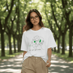 No Shit Shirts - Oversize Shirt (Frontprint Large): Support women. Not just your mom - Oversize Shirts - basic