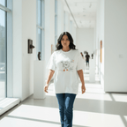 No Shit Shirts - Oversize Shirt (Frontprint Large): Yes, grandma, I still don’t want children - Gender Roles - basic