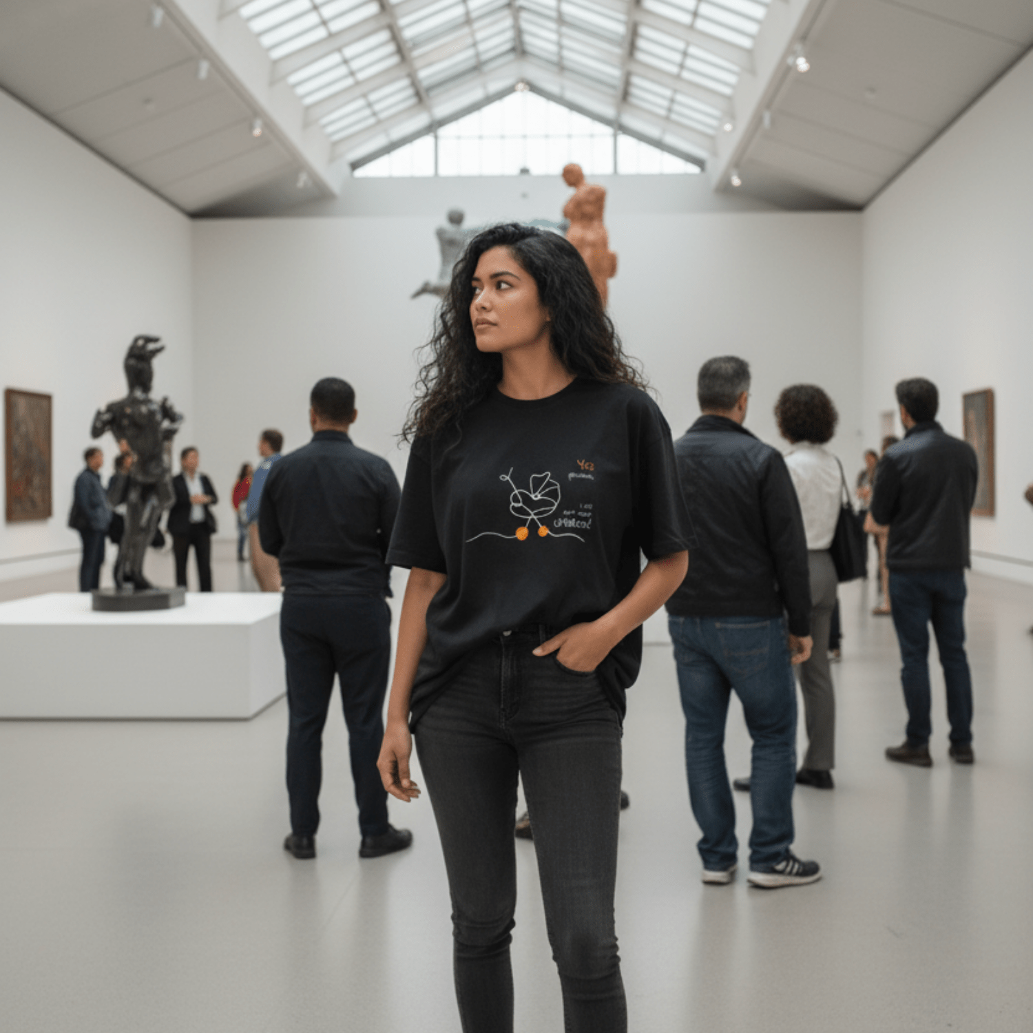 No Shit Shirts - Oversize Shirt (Frontprint Large): Yes, grandma, I still don’t want children - Gender Roles - basic