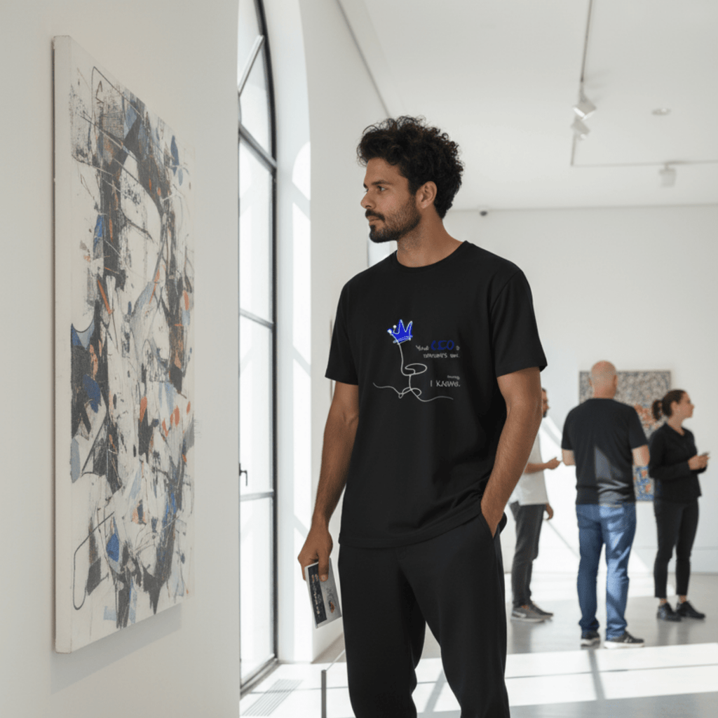 No Shit Shirts - Oversize Shirt (Frontprint Large): Your CEO is someone’s son. Shocking, I know. - Equal Pay - basic