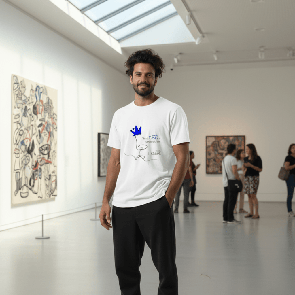 No Shit Shirts - Oversize Shirt (Frontprint Large): Your CEO is someone’s son. Shocking, I know. - Equal Pay - basic