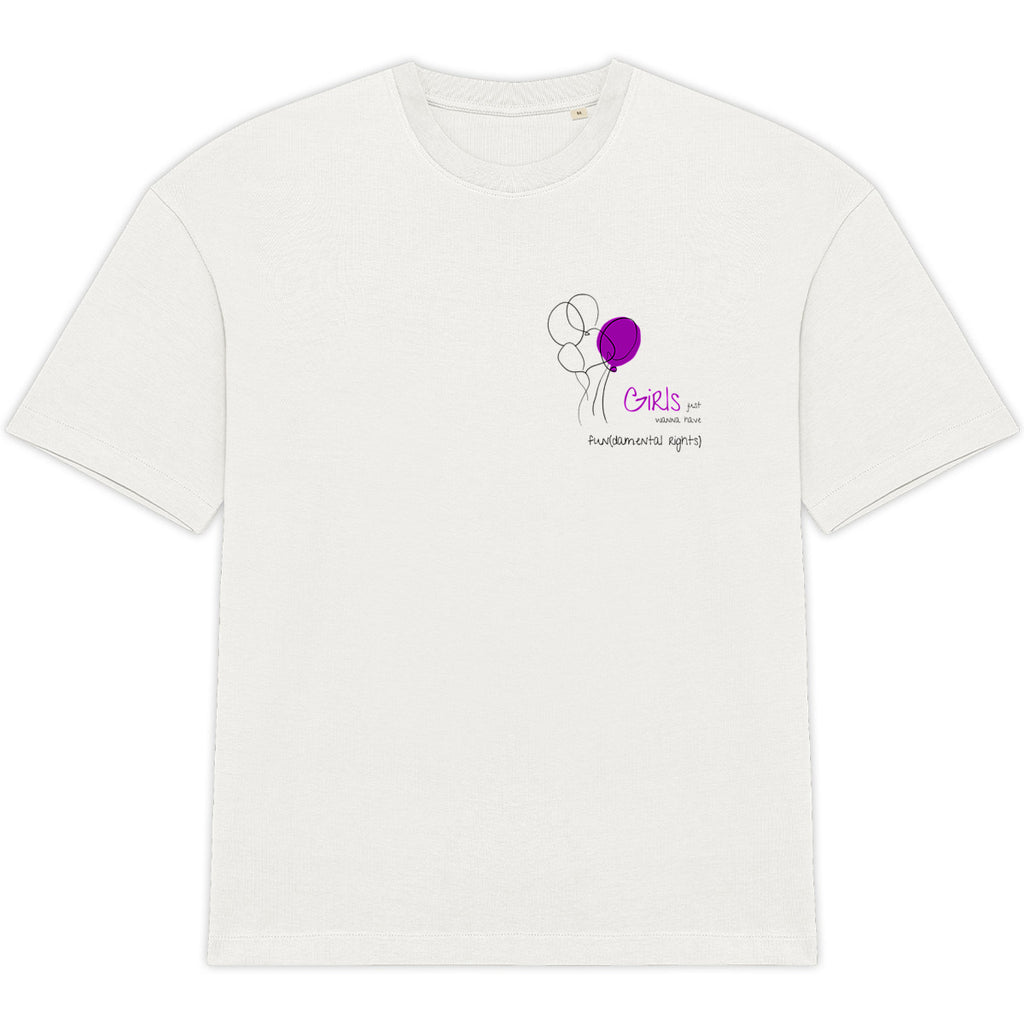 No Shit Shirts - Oversize Shirt: Girls just wanna have fun(damental rights) - Oversize Shirts - basic