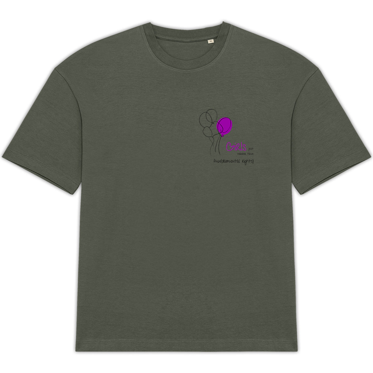 No Shit Shirts - Oversize Shirt: Girls just wanna have fun(damental rights) - Oversize Shirts - basic