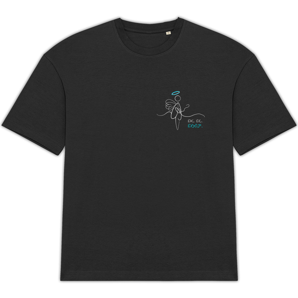 No Shit Shirts - Oversize Shirt: IDK. IDC. IDGAF. - Oversize Shirts - basic