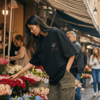 No Shit Shirts - Oversize Shirt: I’ll take power over flowers - Oversize Shirts - basic