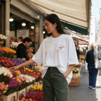 No Shit Shirts - Oversize Shirt: I’ll take power over flowers - Oversize Shirts - basic