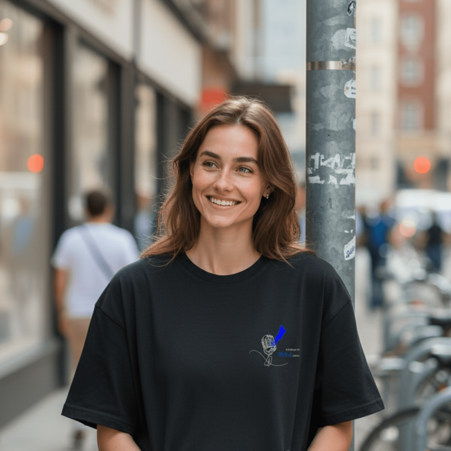 No Shit Shirts - Oversize Shirt: Interrupted since birth. - Mansplaining - basic