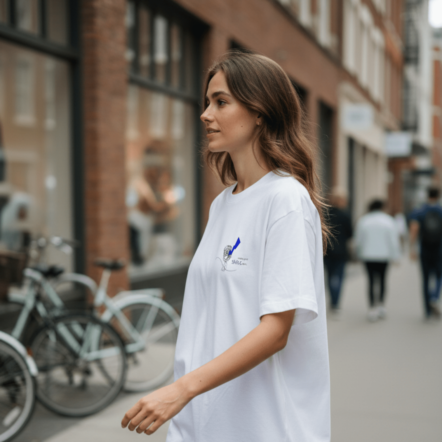 No Shit Shirts - Oversize Shirt: Interrupted since birth. - Mansplaining - basic