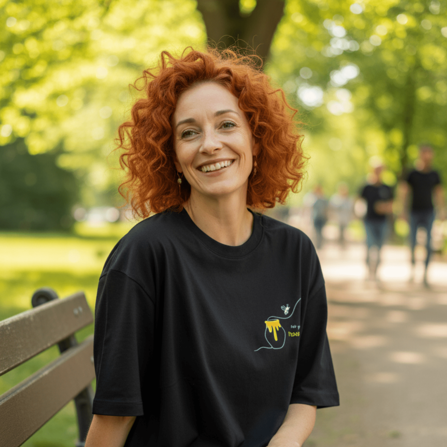 No Shit Shirts - Oversize Shirt: Not your honey - Body & Autonomy & Sexism - basic