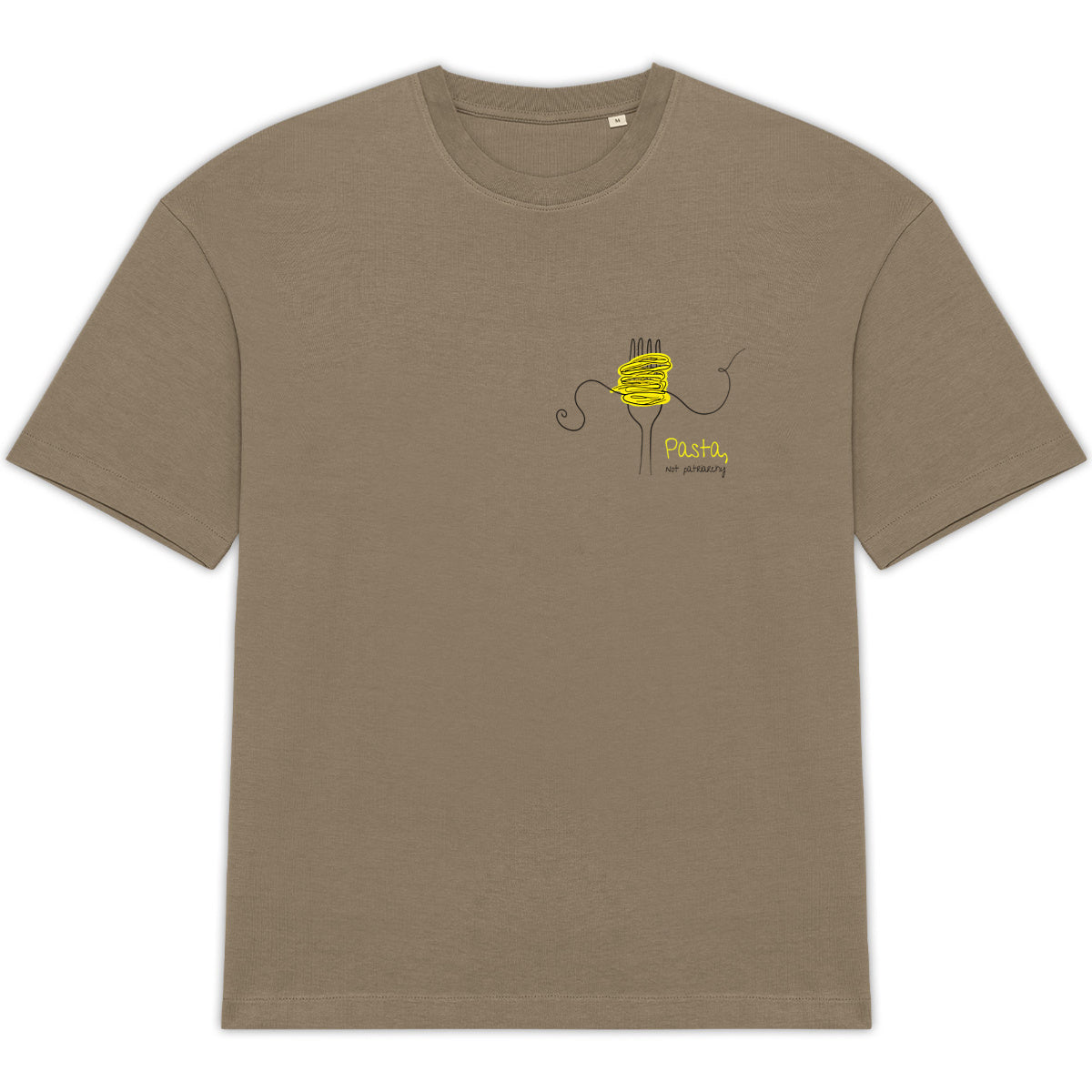 No Shit Shirts - Oversize Shirt: Pasta, not patriarchy - Oversize Shirts - basic