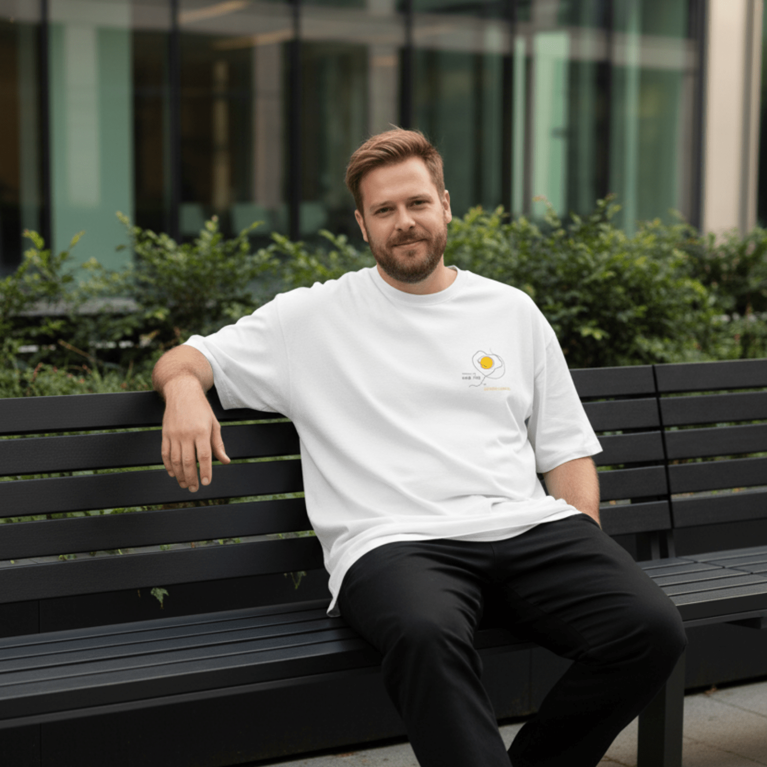 No Shit Shirts - Oversize Shirt: Scrambled eggs need skill, not chromosomes. - Gender Roles - basic