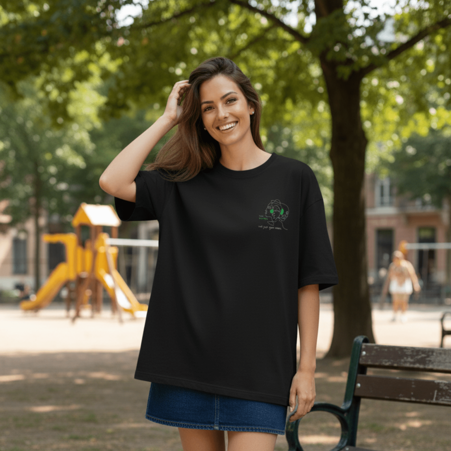 No Shit Shirts - Oversize Shirt: Support women. Not just your mom - Oversize Shirts - basic