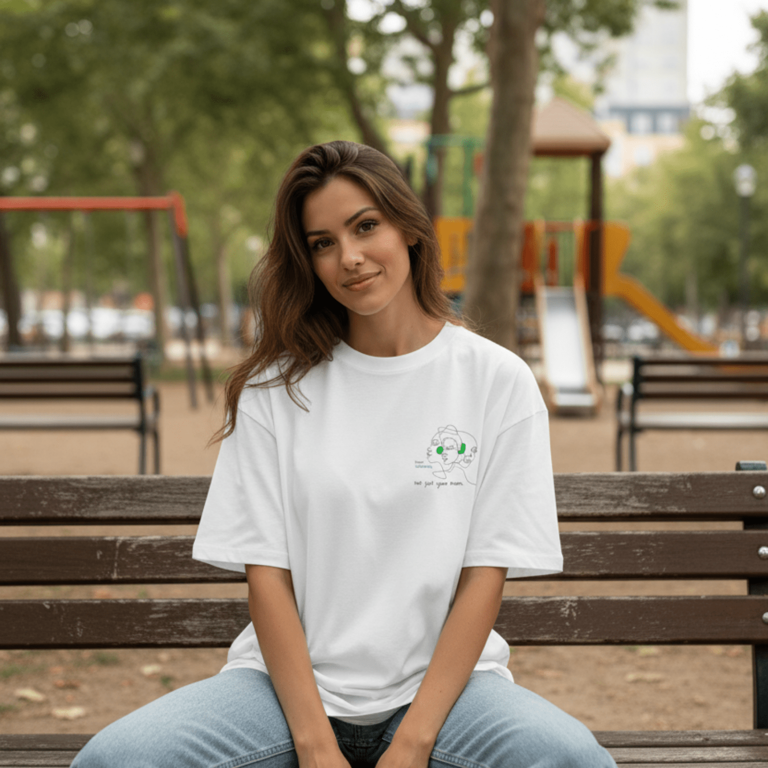 No Shit Shirts - Oversize Shirt: Support women. Not just your mom - Oversize Shirts - basic