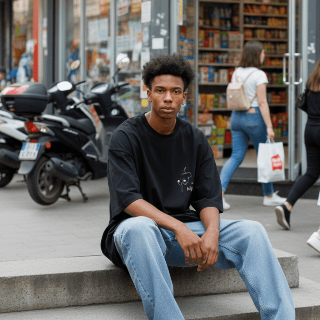 No Shit Shirts - Oversize Shirt: We all have nipples! - Body & Autonomy & Sexism - basic