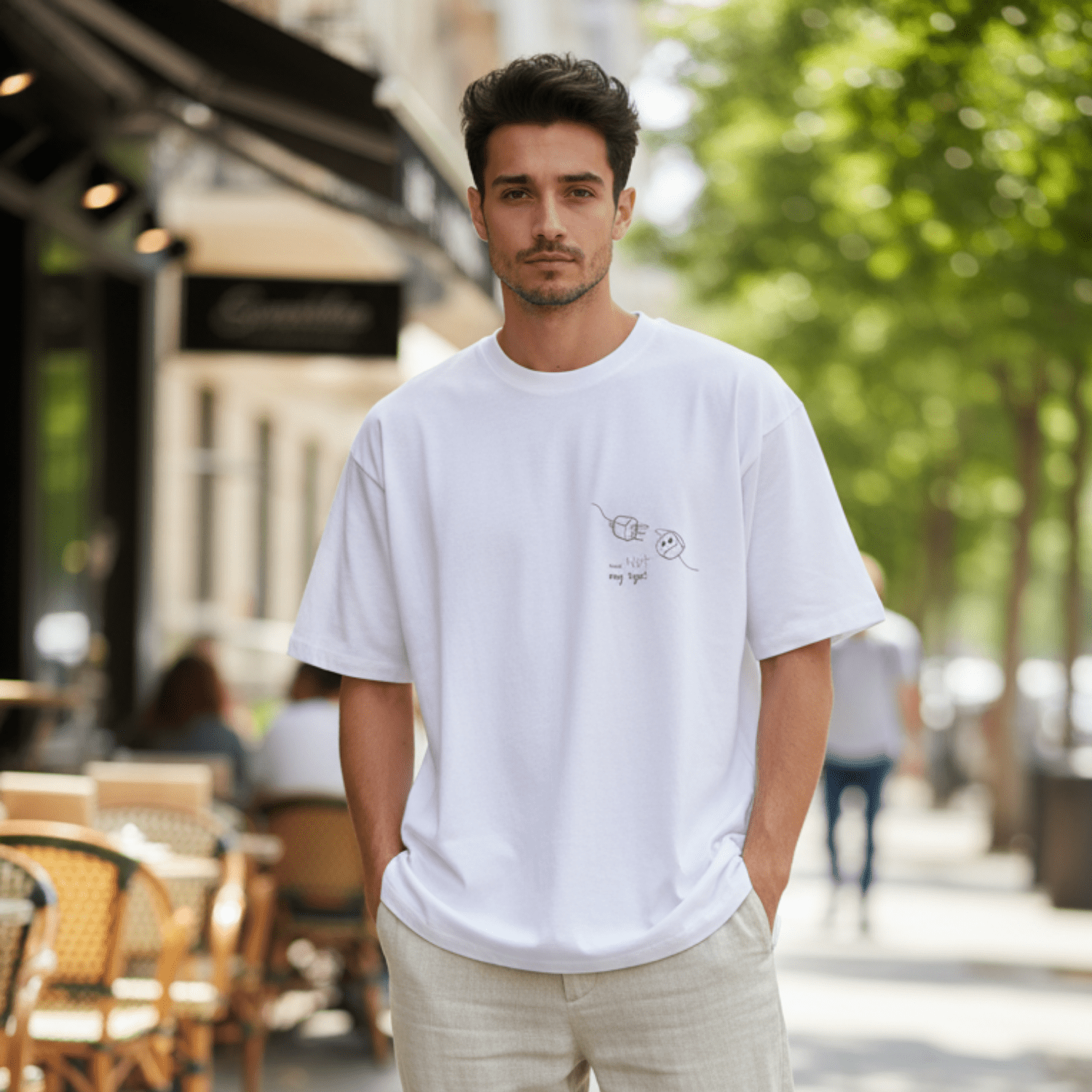 No Shit Shirts - Oversize Shirt: Your not my type - Body & Autonomy & Sexism - basic