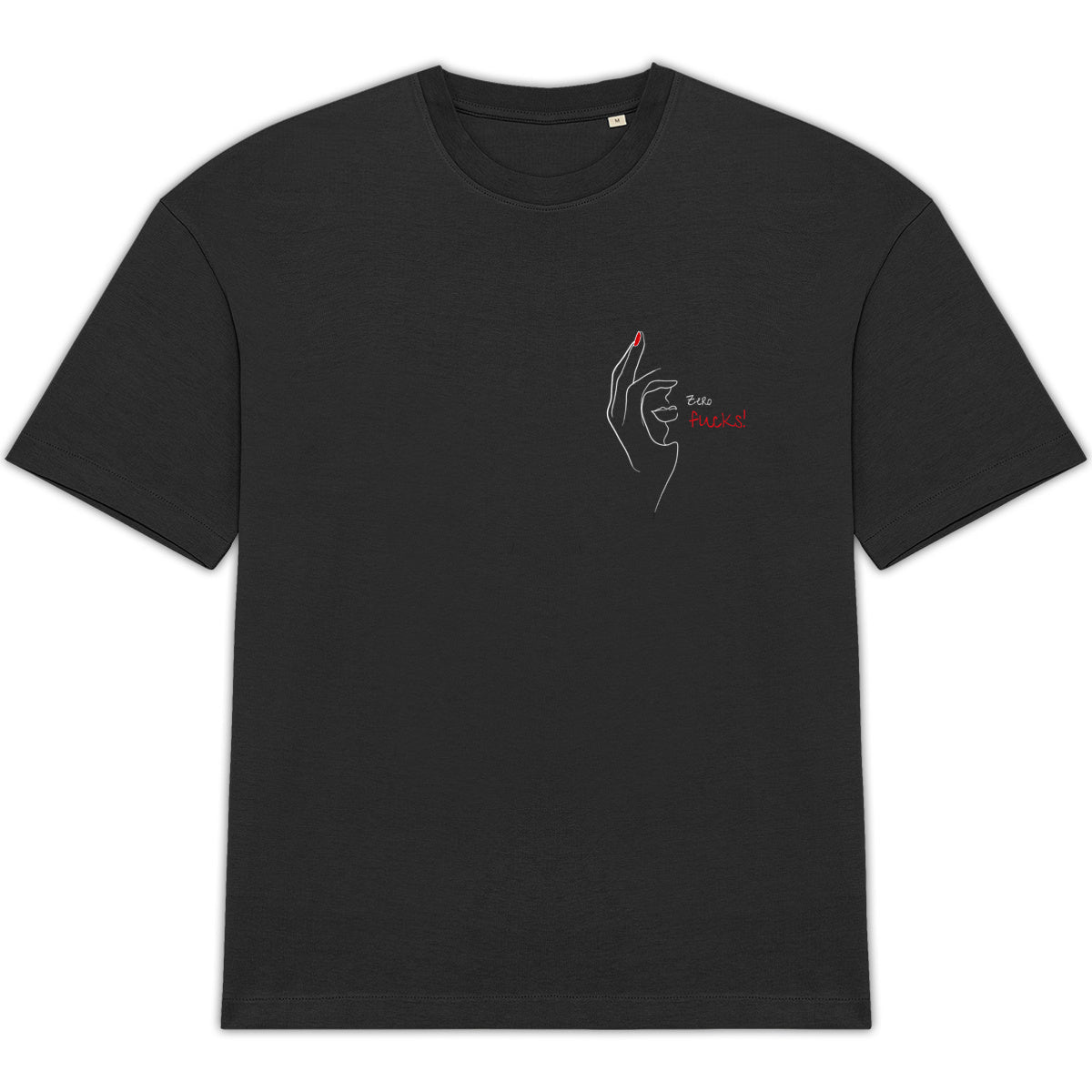 No Shit Shirts - Oversize Shirt: Zero Fucks - Oversize Shirts - basic
