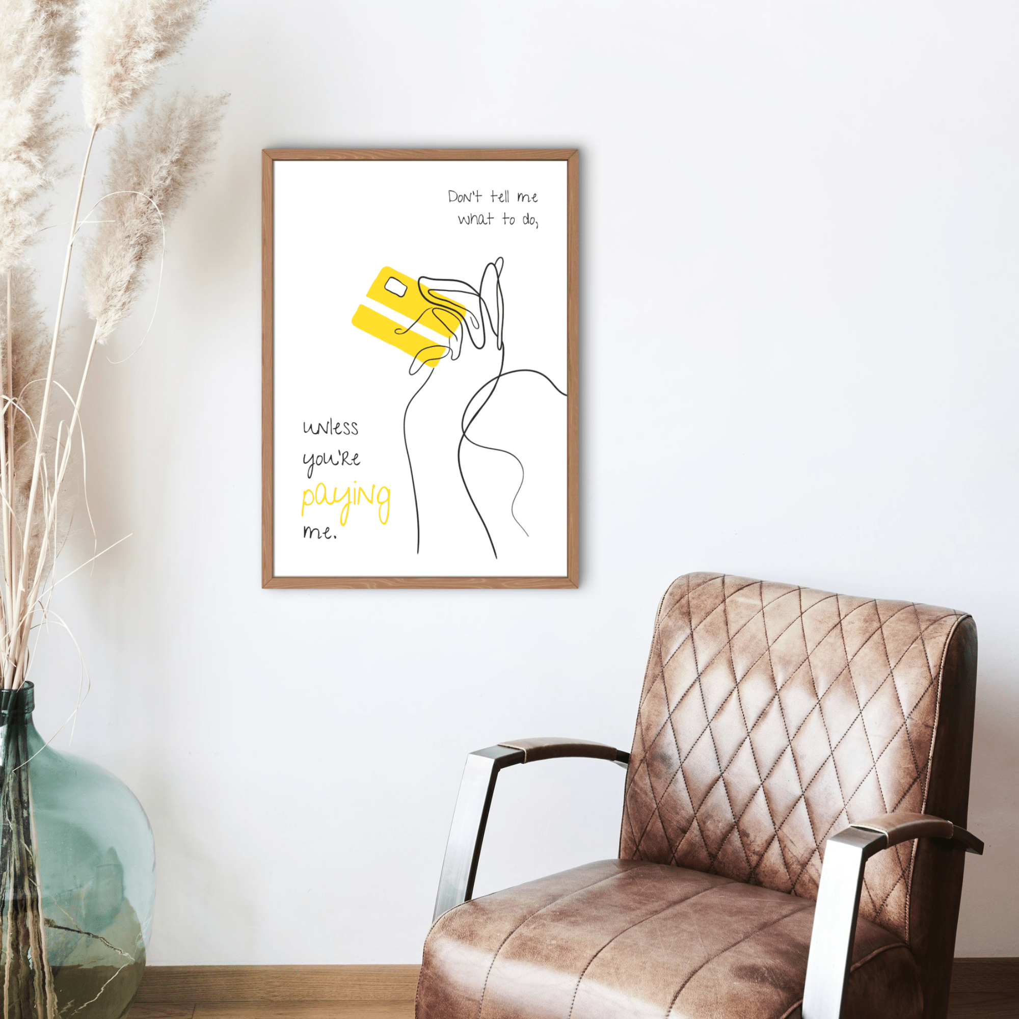 No Shit Shirts - Poster: Don’t tell me what to do, unless you’re paying me - Mansplaining - basic