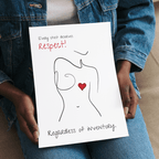 No Shit Shirts - Poster: Every chest deserves respect. Regardless of inventory. - Body & Autonomy & Sexism - basic