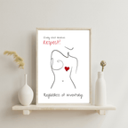 No Shit Shirts - Poster: Every chest deserves respect. Regardless of inventory. - Body & Autonomy & Sexism - basic