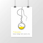 No Shit Shirts - Poster: Feminism: because “waiting” hasn’t worked so far - Poster - basic