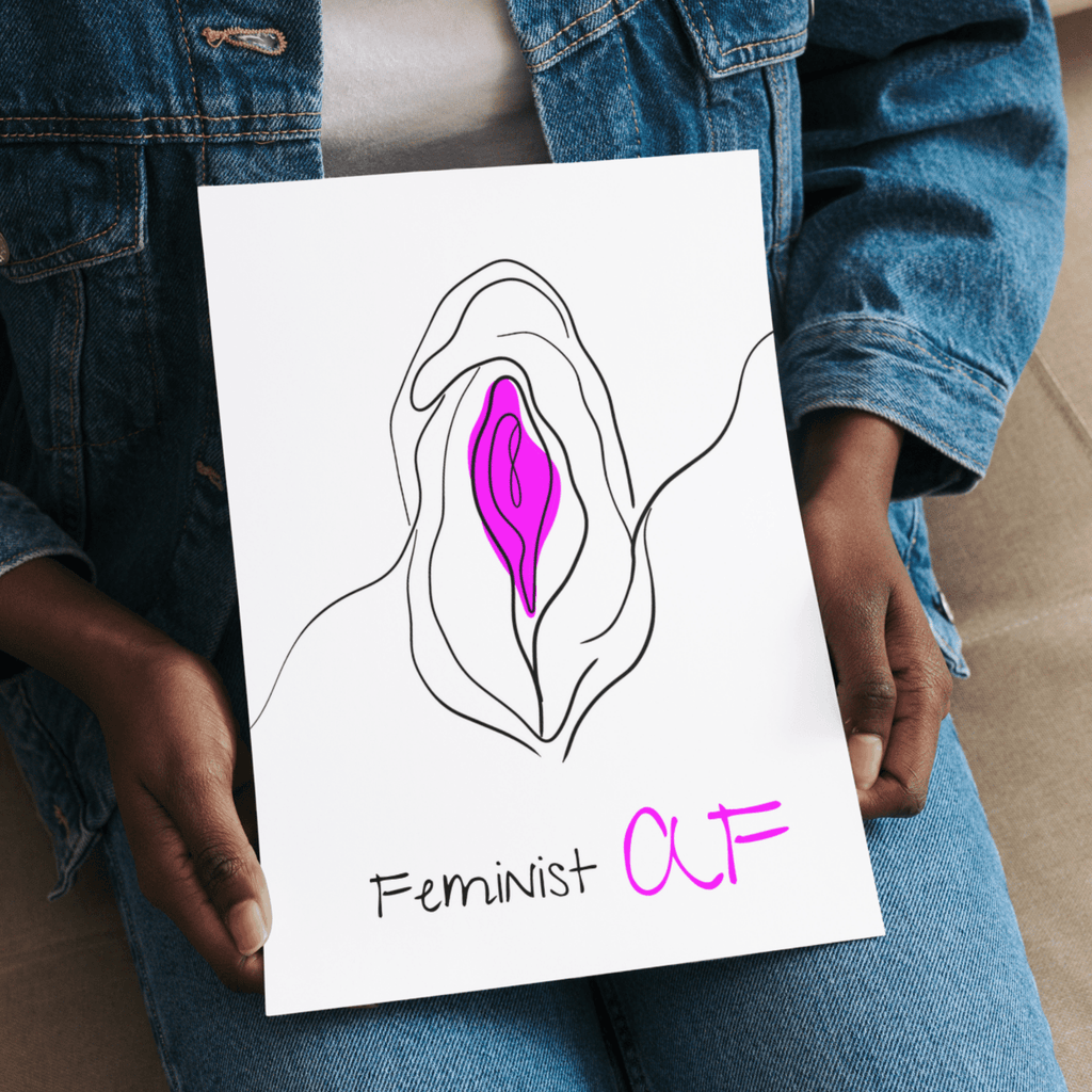 No Shit Shirts - Poster: Feminist AF - Poster - basic