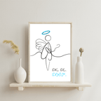 No Shit Shirts - Poster: IDK. IDC. IDGAF. - Poster - basic